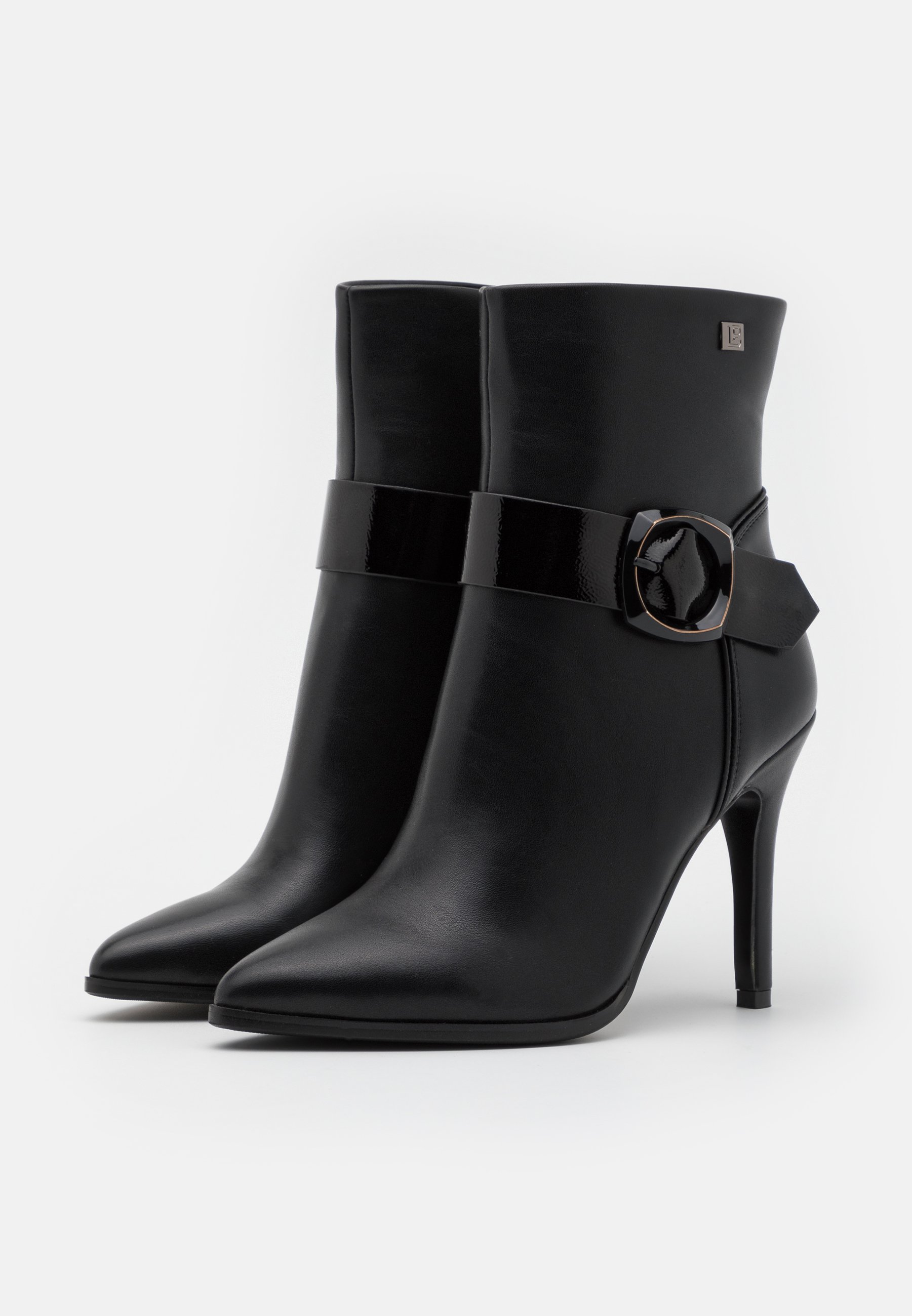 Laura Biagiotti Enkellaarsjes met hoge hak - black/Zwart - Zalando.nl