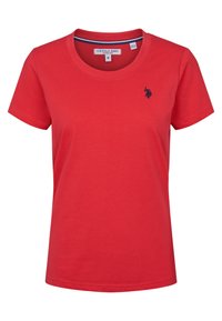 U.S. Polo Assn. O NECK AMY - Paprasti marškinėliai - poinsettia