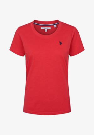 U.S. Polo Assn. O NECK AMY - Basic póló - poinsettia