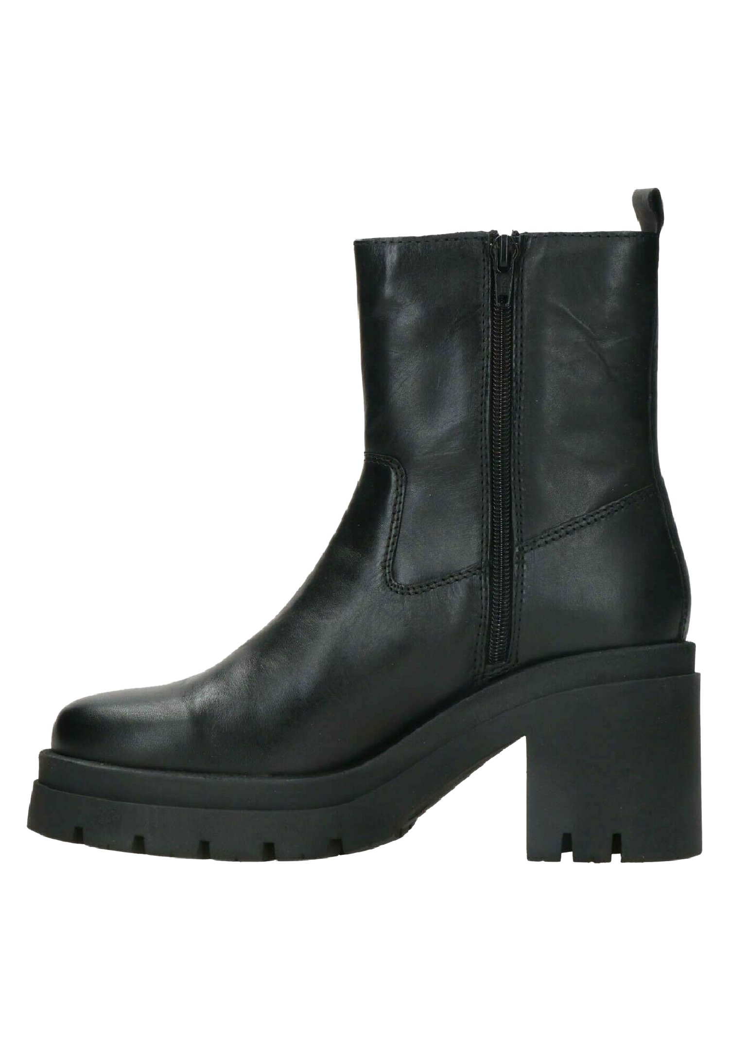 PS POELMAN ROXAN - Enkellaarsjes met plateauzool - black/zwart - Zalando.nl