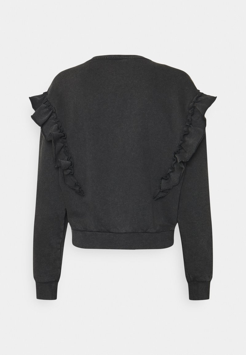 Damen Sweatshirts | ONLY ONLLUCINDA LIFE FRILL O-NECK Sweatshirt black/schwarz - PI42913 Damen Sweatshirts | ONLY ONLLUCINDA LIFE FRILL O-NECK Sweatshirt black/schwarz - PI42913