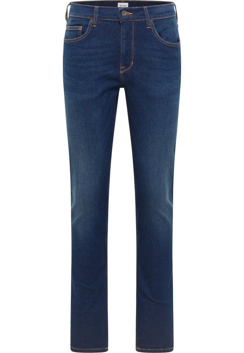 mustang Slim fit jeans donkerblauw mustang Slim fit jeans donkerblauw