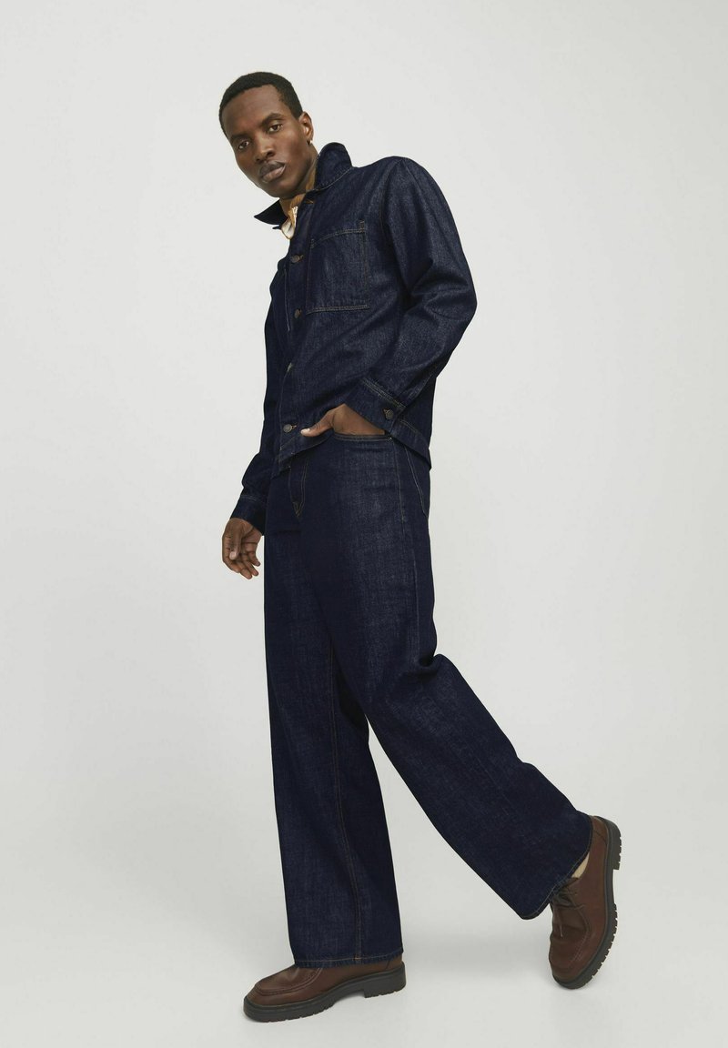 Jack & Jones Straight leg jeans - blue denim/blauw Jack & Jones Straight leg jeans - blue denim/blauw