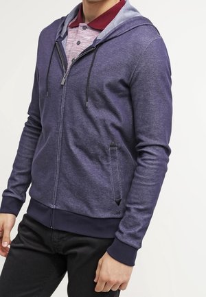 Tröja med dragkedja - dark blue