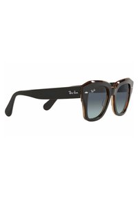 Ray-Ban STATE STREET - Occhiali da sole - nero su marrone trasparente