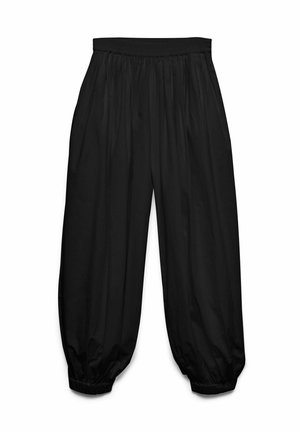 Vero Moda, TROUSERS AWCANELLA HIGH WAIST TROUSERS - Nohavice - black
