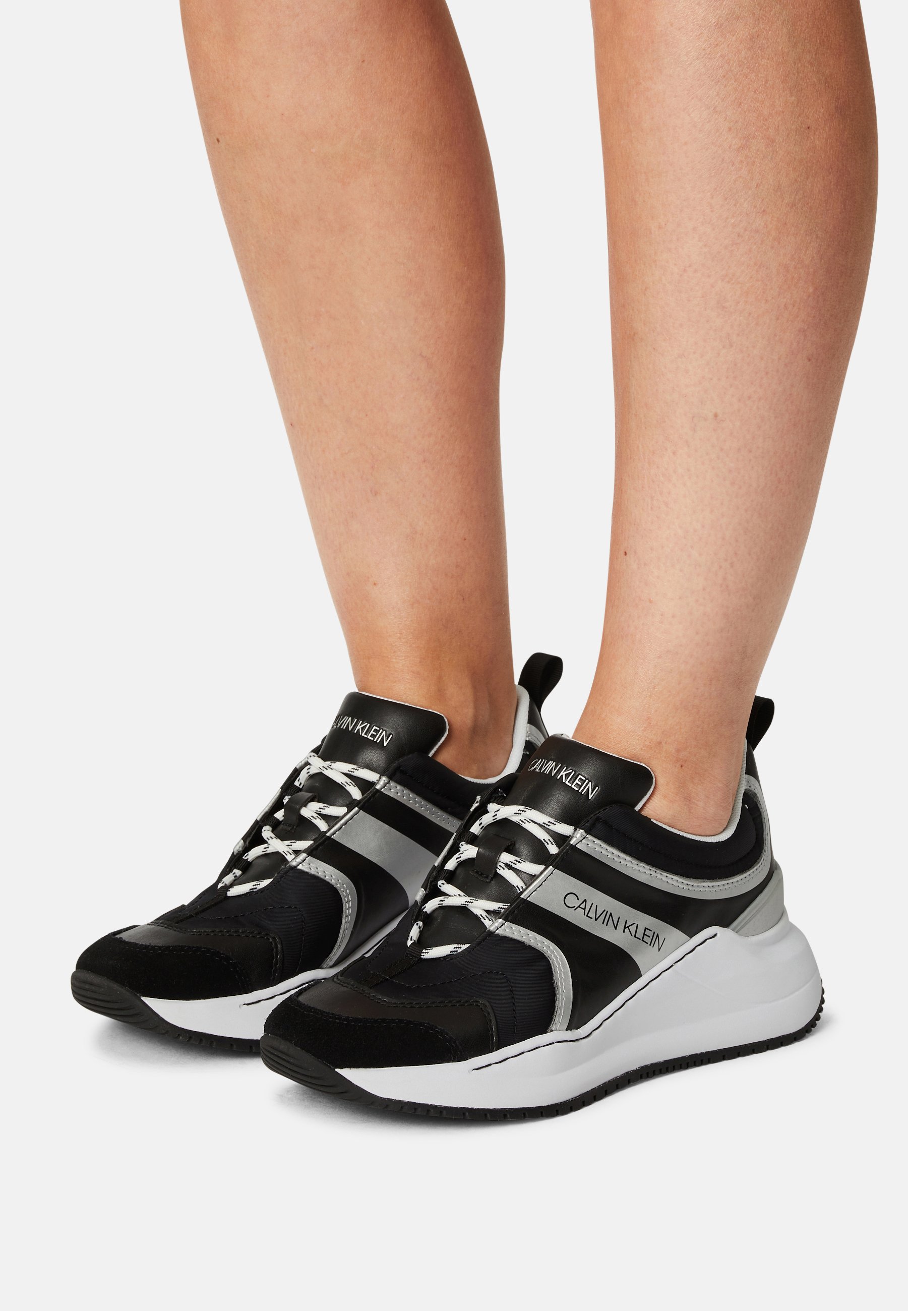 Calvin Klein Jeans RUNNER LACEUP - Sneakers laag - black/Zwart - Zalando.nl
