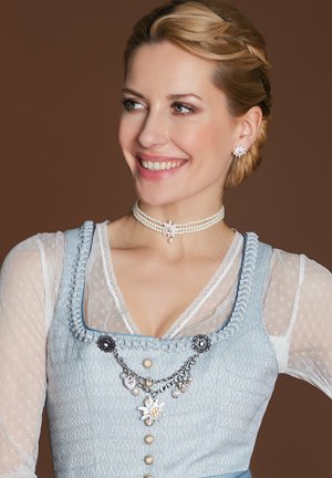 TRACHTEN KROPFBAND EDELWEISS GRETA - Necklace - bicolor