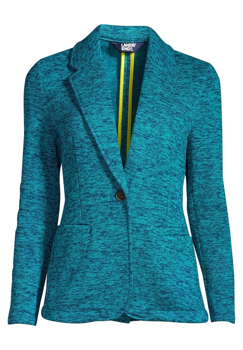 Damen Leichte Jacken | LANDS' END BEKLEIDUNG 519123 Blazer baltic teal heather/blau - AI94688 Damen Leichte Jacken | LANDS' END BEKLEIDUNG 519123 Blazer baltic teal heather/blau - AI94688