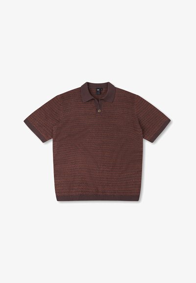 OPEN COLLAR UNISEX - Polo - copper
