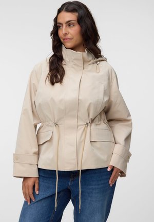 Vero Moda Curve, VMCMARYSOFFY SHORT - Леко яке - oatmeal