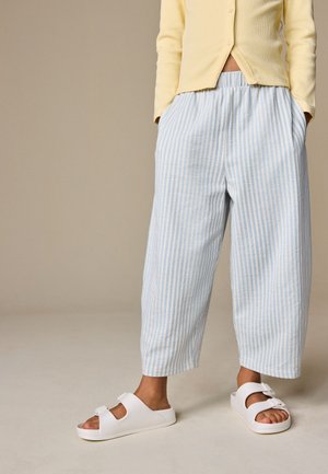Next, OVERSIZED TEXTURED BARREL - Püksid - blue stripe