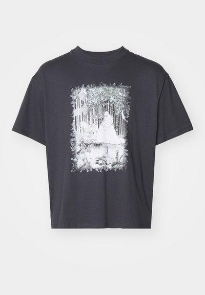 Holzweiler LIFE FAIRYTALE TEE - Μπλουζάκι με στάμπα - dark grey