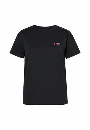 Angel of Style, T-SHIRT, BOXY FIT, SARDINE PRINT ON THE BACK - Print T-shirt - black