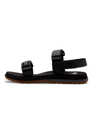 Quiksilver MONKEY CAGED - Sandalias de senderismo - black/grey/black