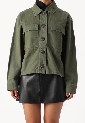 Jeansjacka - olive