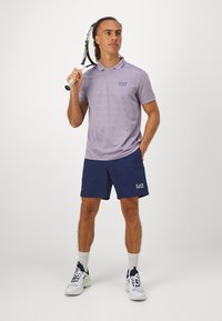 EA7 Emporio Armani TENNIS PRO MONOGRAM - Polo - lavender gray