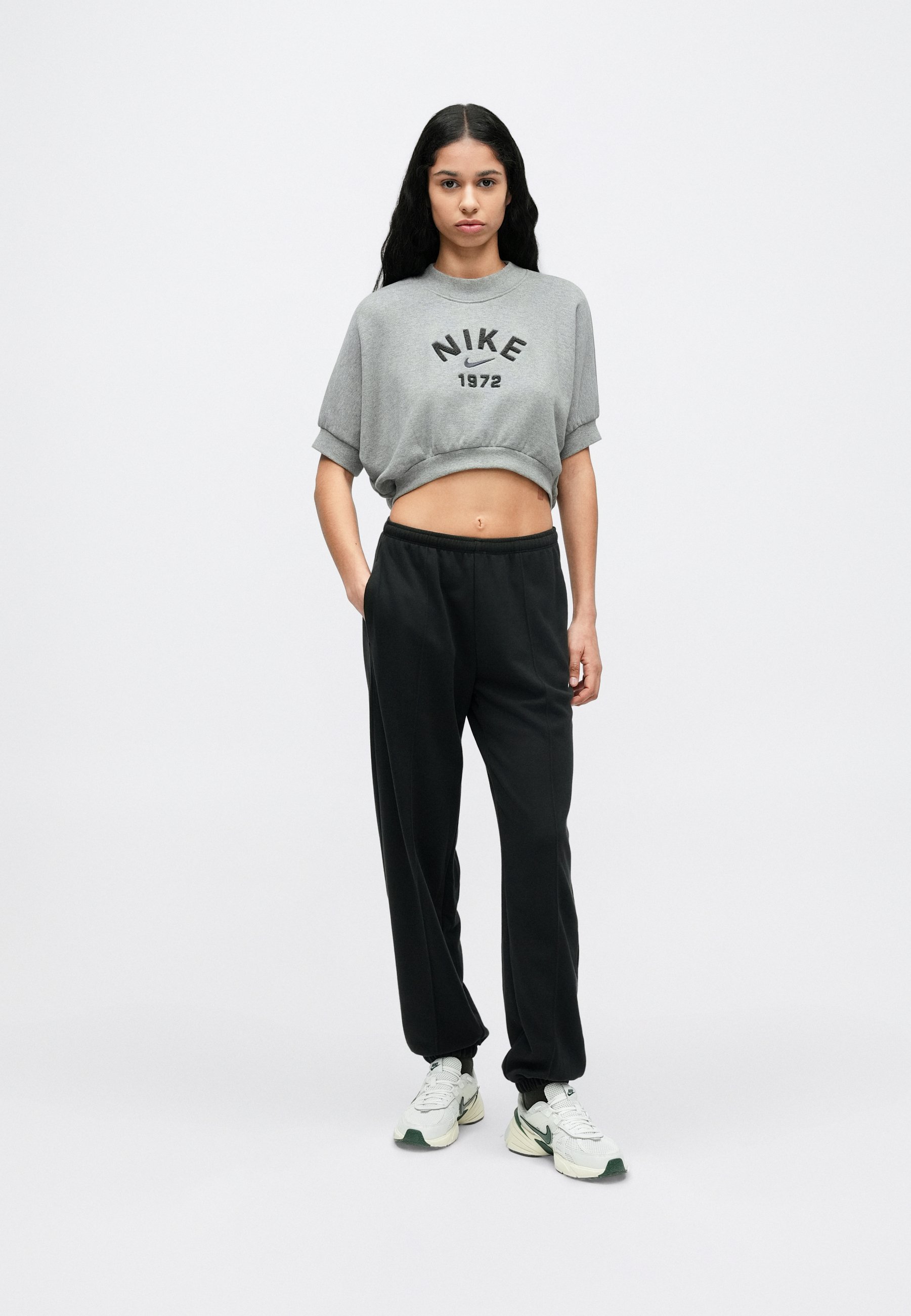 cropped nike tracksuit