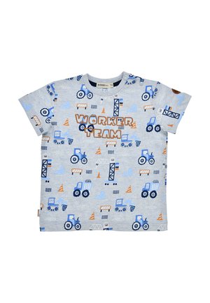 HALBARM WORKER TEAM - Print T-shirt - blau