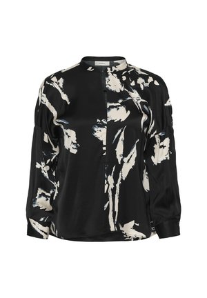 InWear, MEADOWIW BLOUSE - Μπλούζα - black painted flower