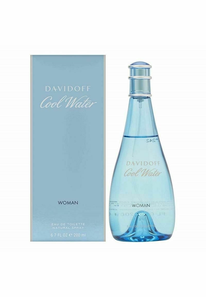 DAVIDOFF Fragrances DAVIDOFF COOL WATER WOMAN EDT 200ML - Eau de toilette - transparent