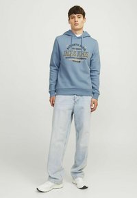 Jack & Jones LOGO - Hættetrøje - mountain spring
