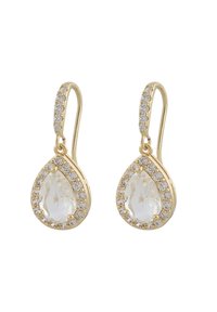 SNÖ of Sweden MIDNIGHT DROP SHORT EAR - Naušnice - gold-coloured