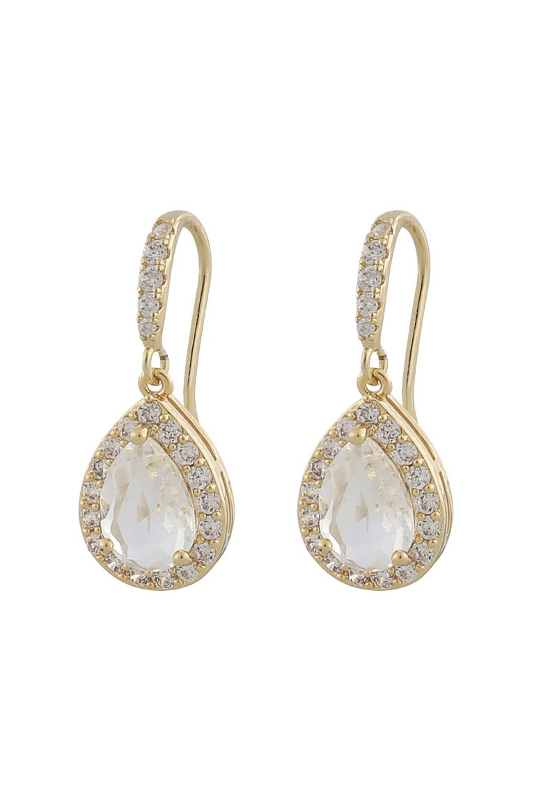 SNÖ of Sweden MIDNIGHT DROP SHORT EAR - Naušnice - gold-coloured
