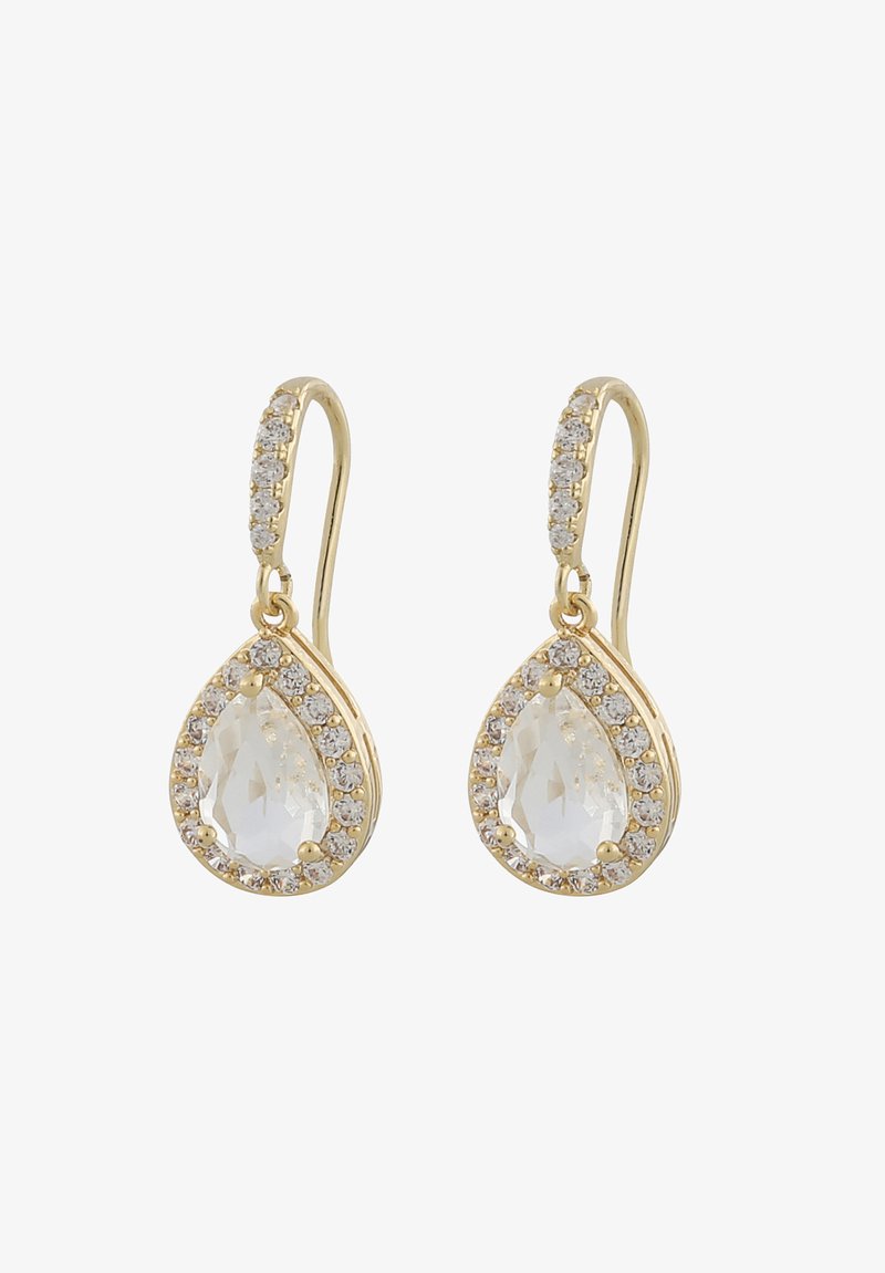 SNÖ of Sweden MIDNIGHT DROP SHORT EAR - Naušnice - gold-coloured