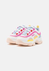 Fila STRADA DREAMSTER UNISEX - Tenisky - white/mauve chalk/lemon drop