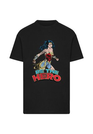 Print T-shirt - schwarz