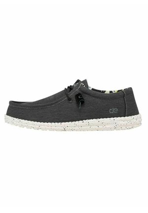 WALLY STRETCH - Stringate sportive - black denim