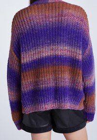 SET Strickjacke - mottled purple