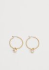 PAVE BEAD HOOP - Uhani - gold-coloured