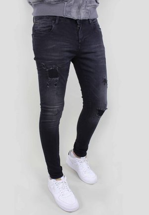 Slim fit jeans - black denim