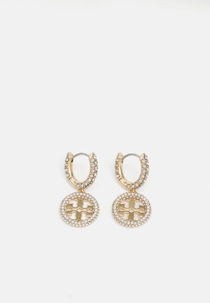 MILLER PAVE HUGGIE HOOP EARRING - Naušnice - tory gold-coloured/crystal