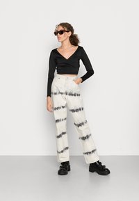 Monki Camisola de manga comprida - black