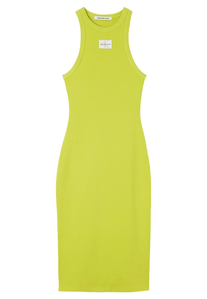 Damen Freizeitkleider | Calvin Klein Jeans Etuikleid lemon lime/hellgelb - QW69362 Damen Freizeitkleider | Calvin Klein Jeans Etuikleid lemon lime/hellgelb - QW69362