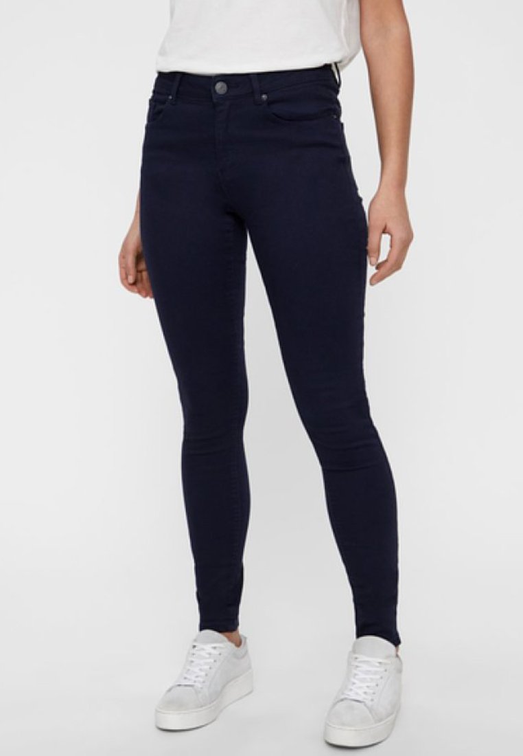 VERO MODA Vmhot Seven Nw DNM Long F Short – Pantaloncini In Denim Fantasia Per Donna