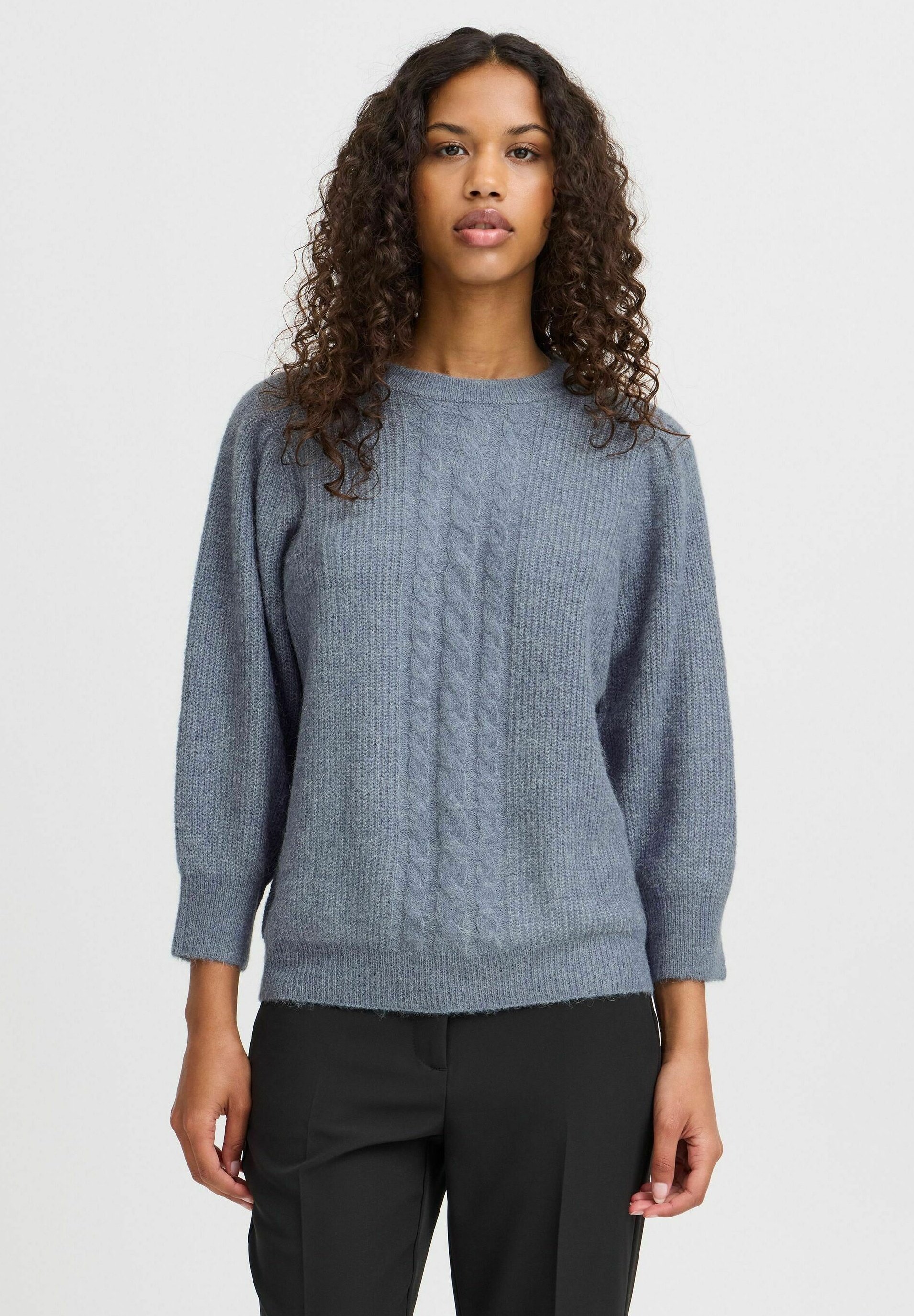 売れ筋商品|||イチ ニット&セーター レディース アウター IHVIRELLE - Jumper - blue mirage ICHI IHVIRELLE - Jumper - blue mirage/blue - Zalando
