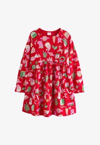 Selected, red christmas print