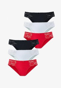 Geselecteerd, rot /schwarz /weiß