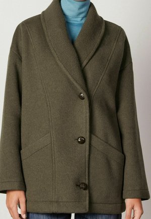 Cappotto corto - mottled light brown