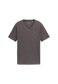 V-AUSSCHNITT - T-paita - pavement grey