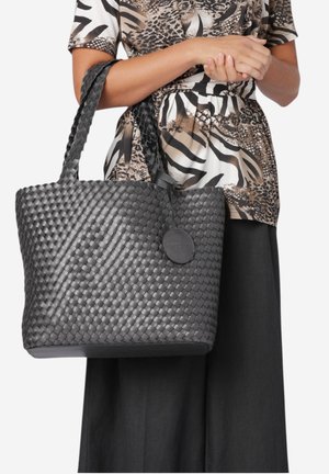 Shopping Bag - black gunmetal