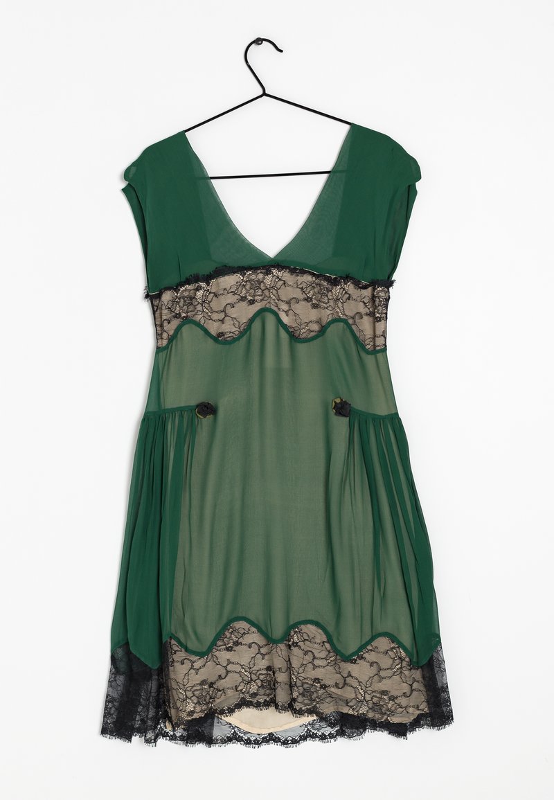 TWINSET Day dress - green/multi-coloured - (Pre-owned) - Zalando.ie TWINSET Day dress - green/multi-coloured - (Pre-owned) - Zalando.ie