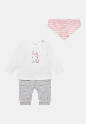 SET - Legging - grey/light pink