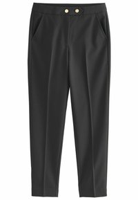 Next SENIOR TAPERED GOLD SNAP SCHOOL TROUSERS - Tygbyxor - long black