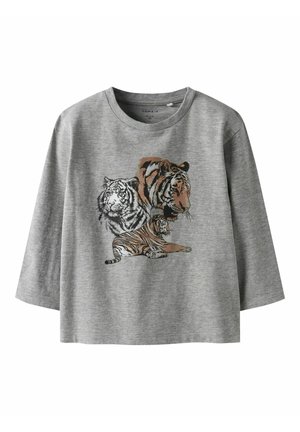 OBERTEIL REGULAR FIT - Maglietta a manica lunga - grey melange