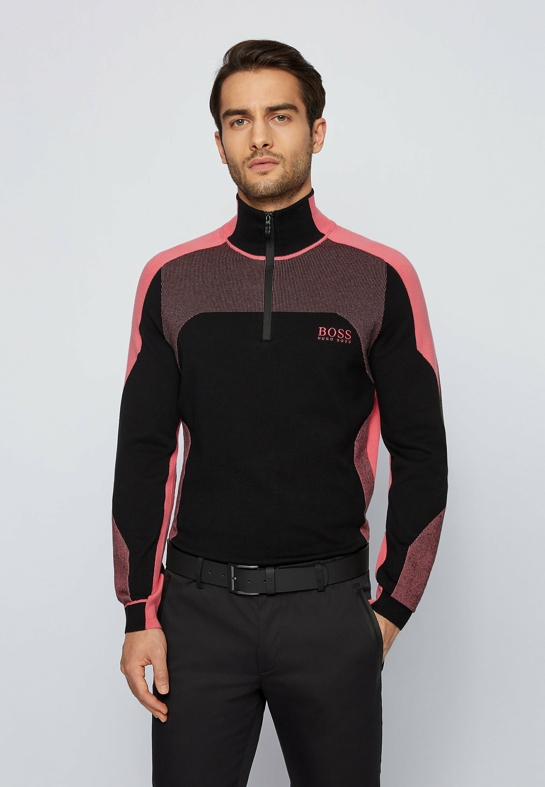 boss jumper black